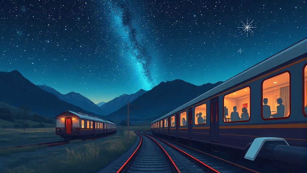 해랑열차, 움직이는 호텔 (illustration 스타일)