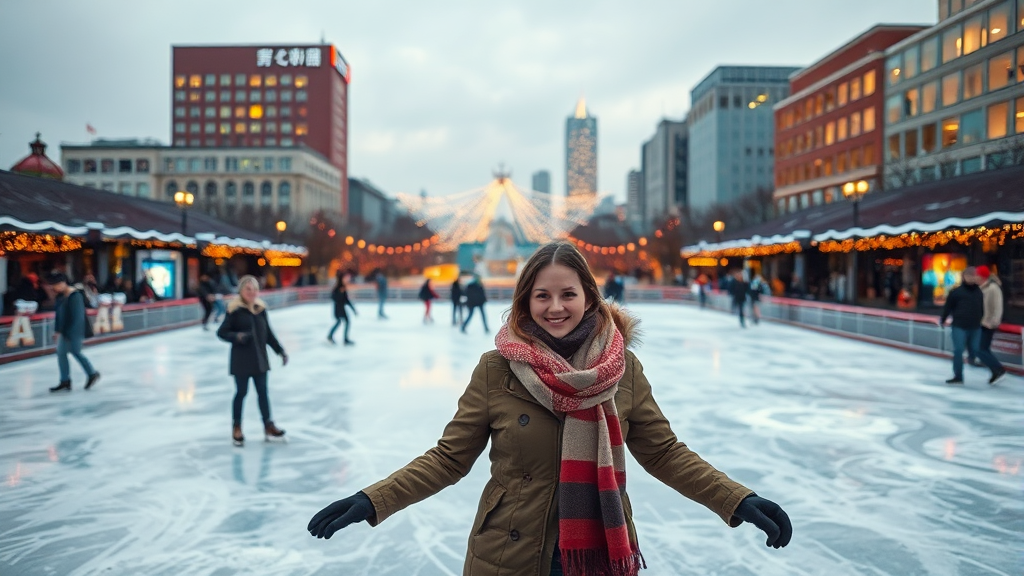 스케이트장 개장 정보 (realistic 스타일)