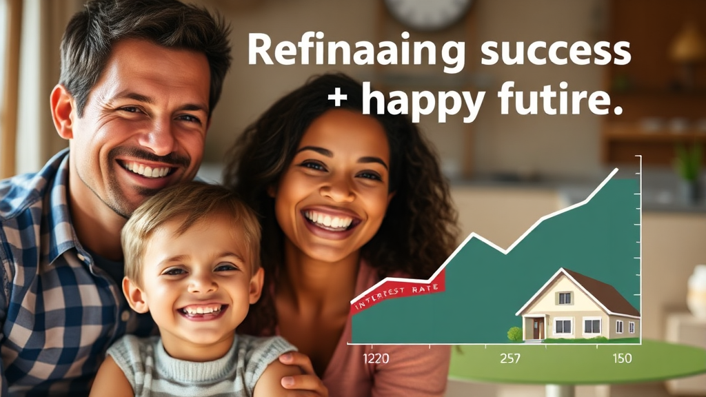 대환대출 성공 사례 및 효과 (realistic 스타일)