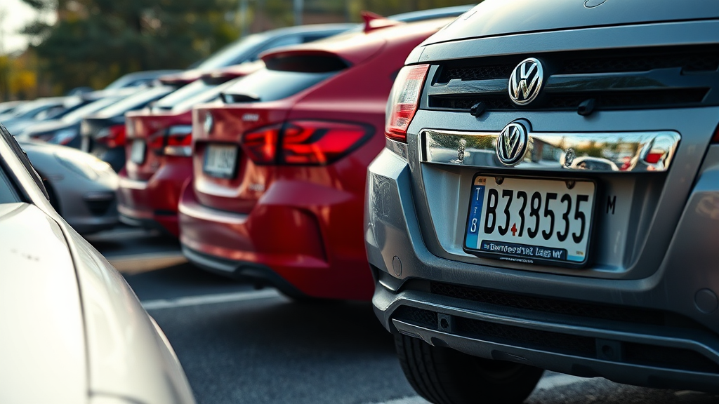 차량 압류, 왜 발생할까요? (realistic 스타일)