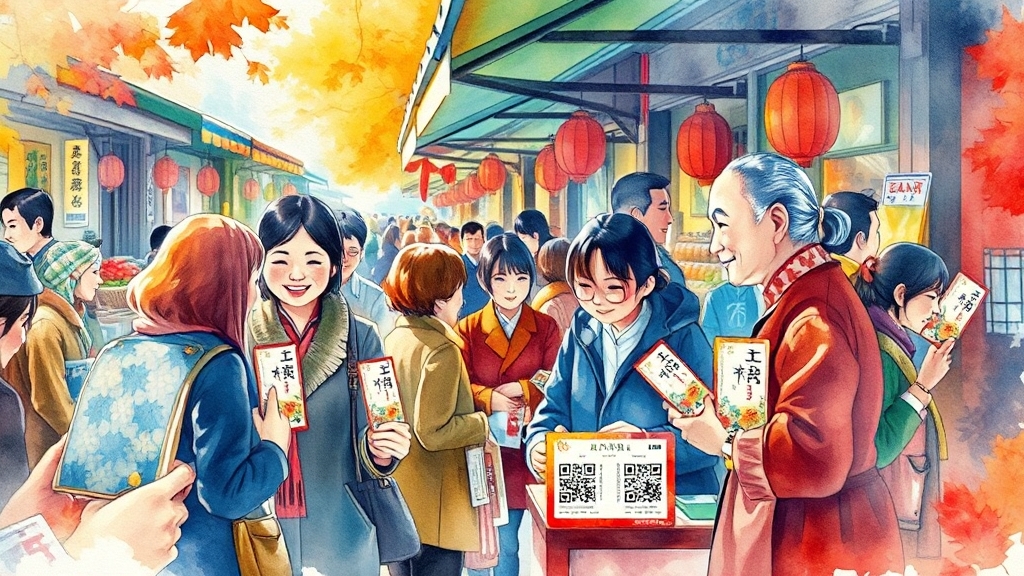온누리상품권 사용처 및 방법 (watercolor 스타일)