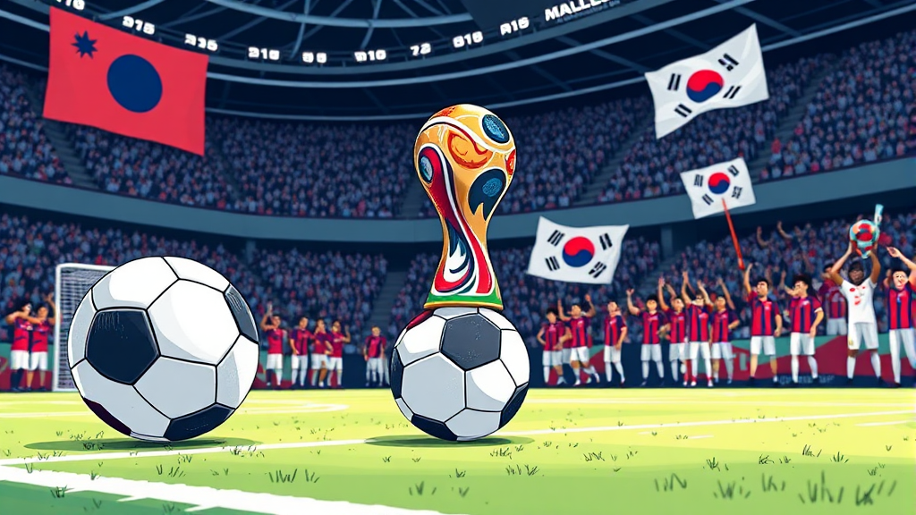 토너먼트 진출 전략 (illustration 스타일)