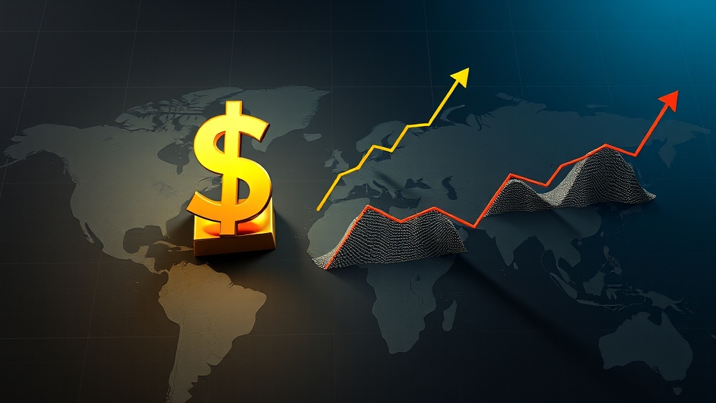 금리, 환율 등 관련 시장 동향 (illustration 스타일)