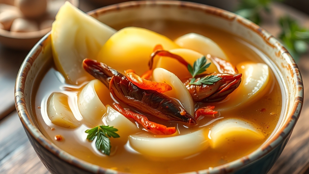 동과 먹는 법 & 활용 요리 (realistic 스타일)