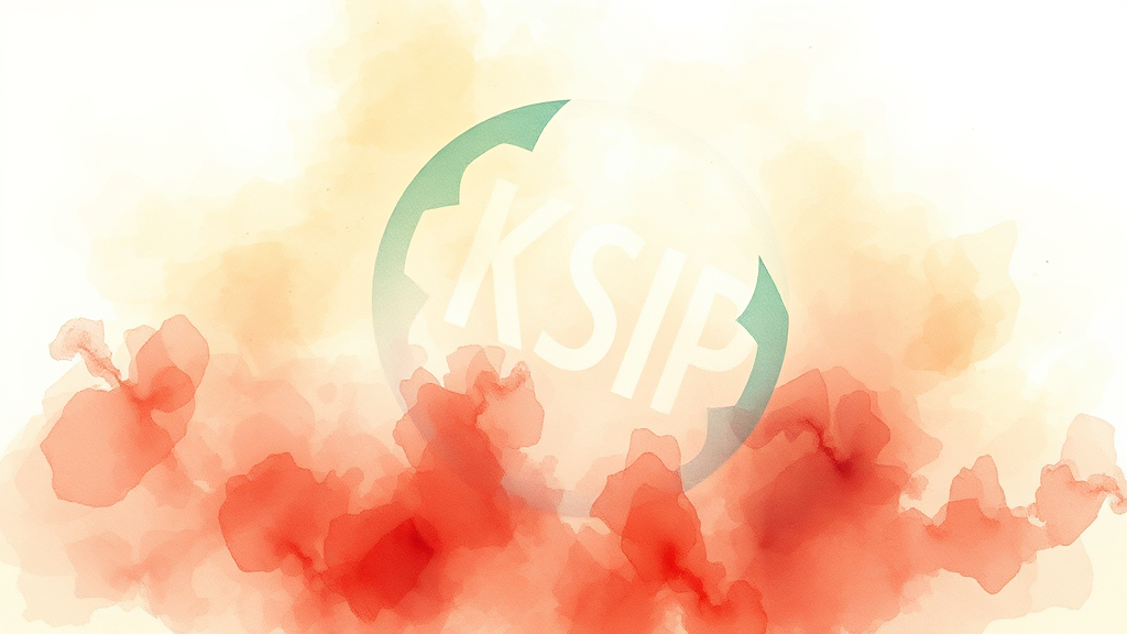 월가의 경고: 코스피 버블의 징후와 위험 신호 (watercolor 스타일)