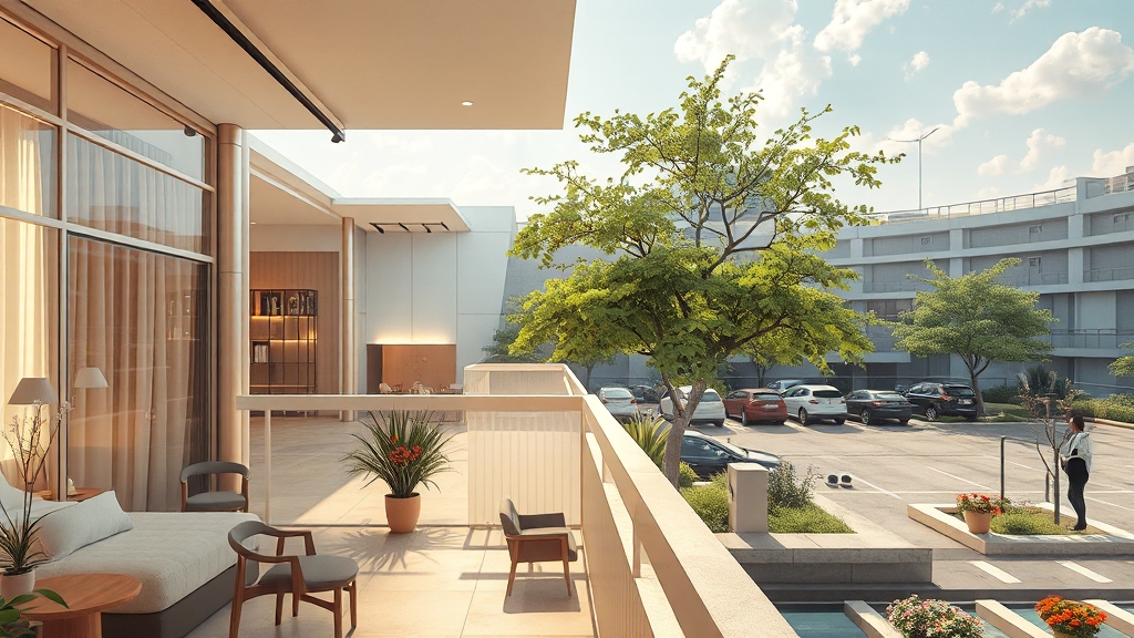 조문객을 위한 편의시설 (realistic 스타일)