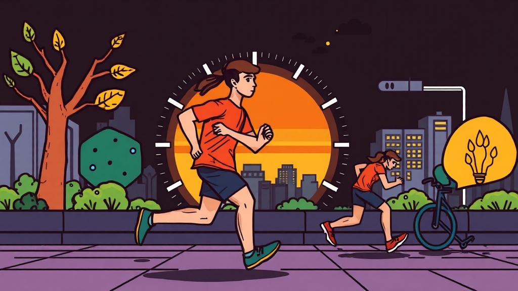 운동 기능 활용법 (cartoon 스타일)