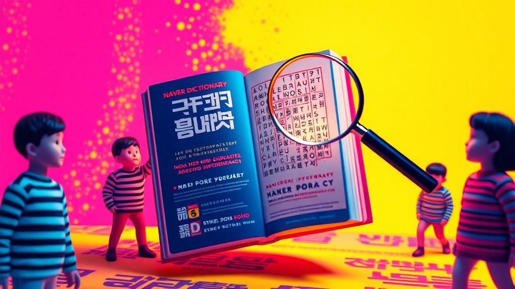 단어 검색 및 상세 정보 확인 (popart 스타일)