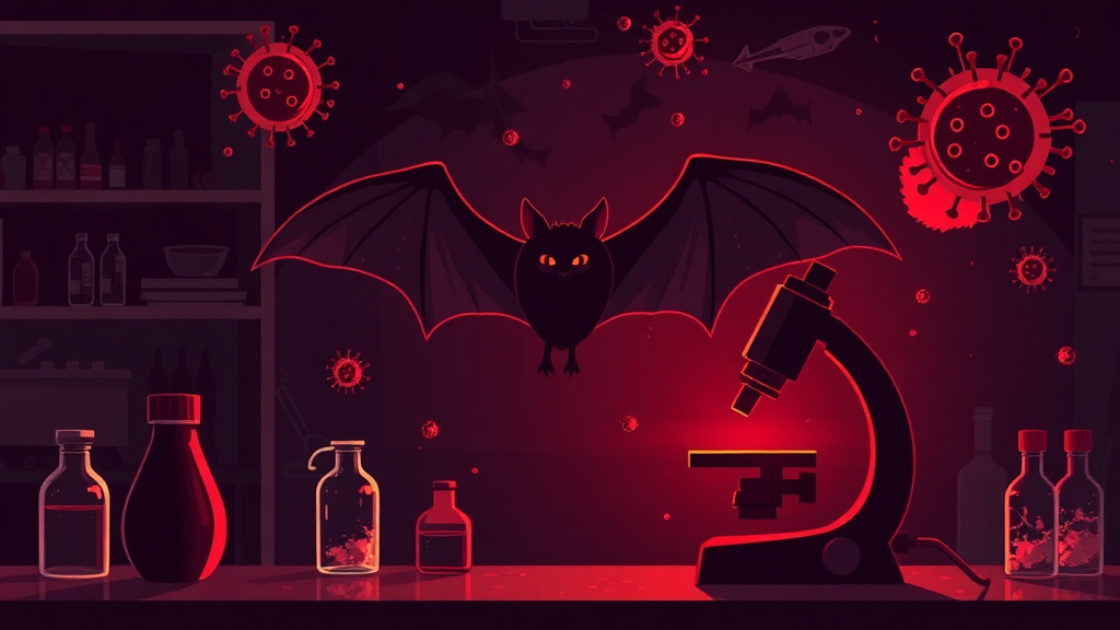 니파 바이러스 위험성 (illustration 스타일)