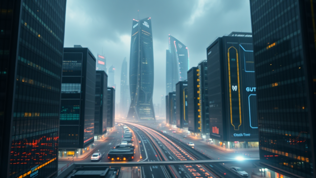 AI 반도체, 폭풍 성장 예고 (realistic 스타일)