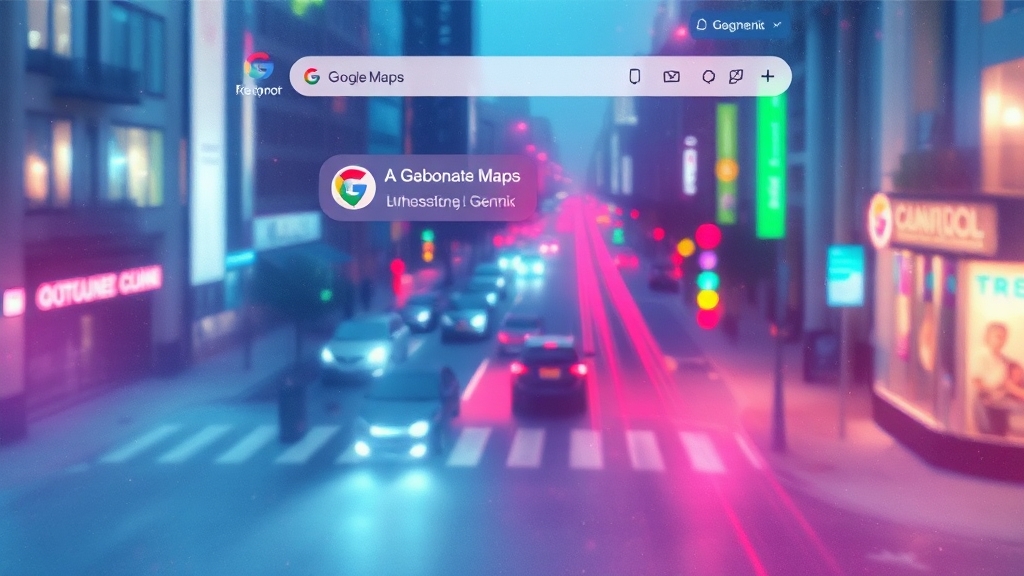 똑똑해진 구글 지도? (watercolor 스타일)