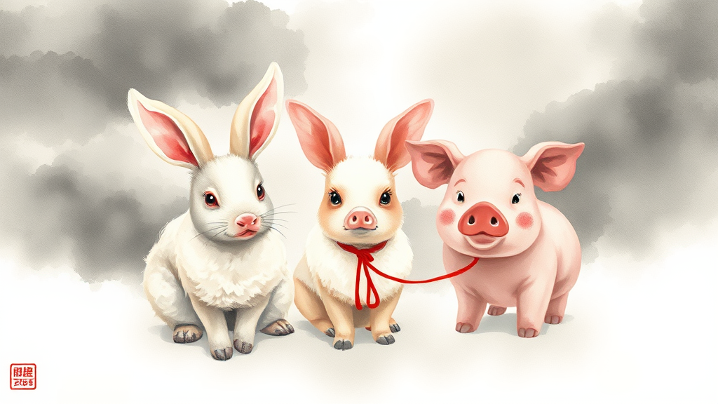 2026년 삼재띠는? (watercolor 스타일)