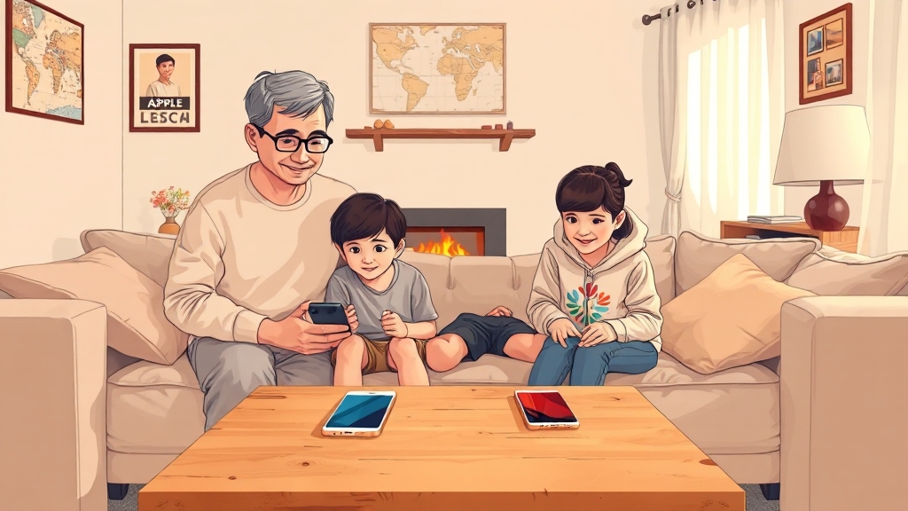 패밀리 링크, 이렇게 활용하세요! (illustration 스타일)