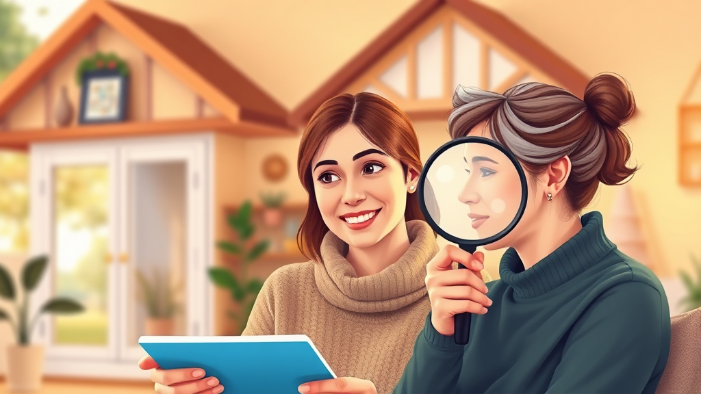 지자체별 추가 주거 지원 확인 (realistic 스타일)