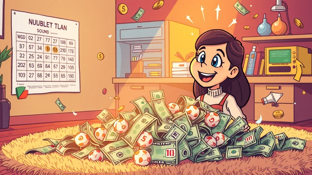 로또 구매 방법 및 주의사항 (cartoon 스타일)