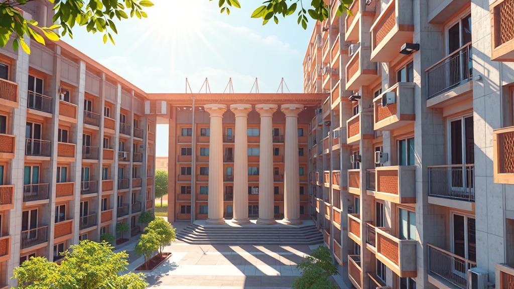 필로티 구조 관련 법규 (cartoon 스타일)