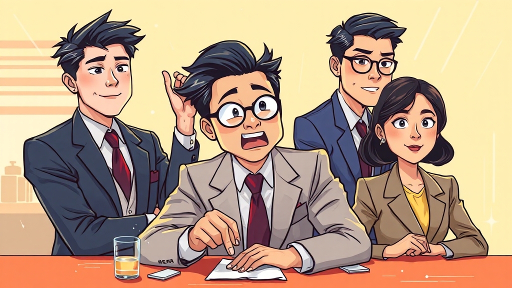 주요 등장인물 소개 (cartoon 스타일)