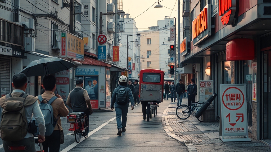 서비스 마비 현황 및 불편 (realistic 스타일)