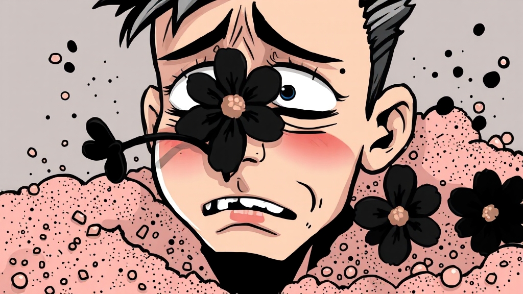 부비동암, 원인은 무엇일까요? (cartoon 스타일)