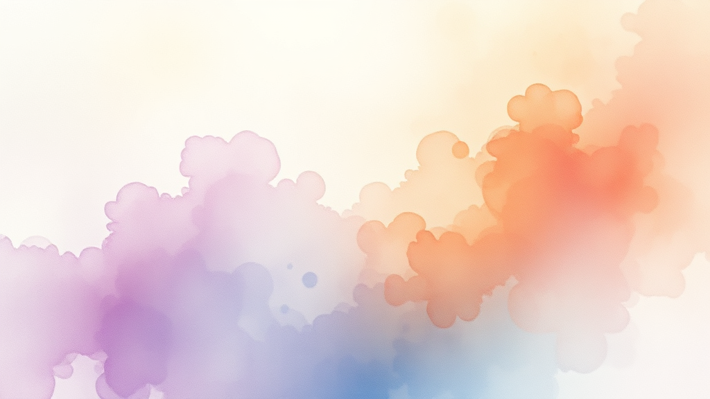 AI 반도체 패러다임 전환 (watercolor 스타일)