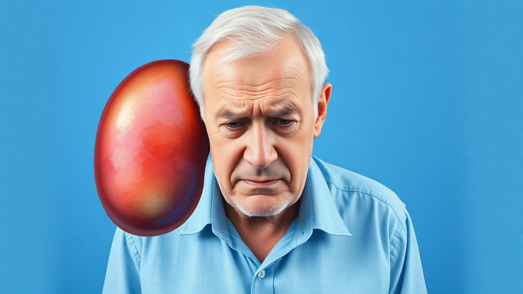 전립선비대증이란? (watercolor 스타일)