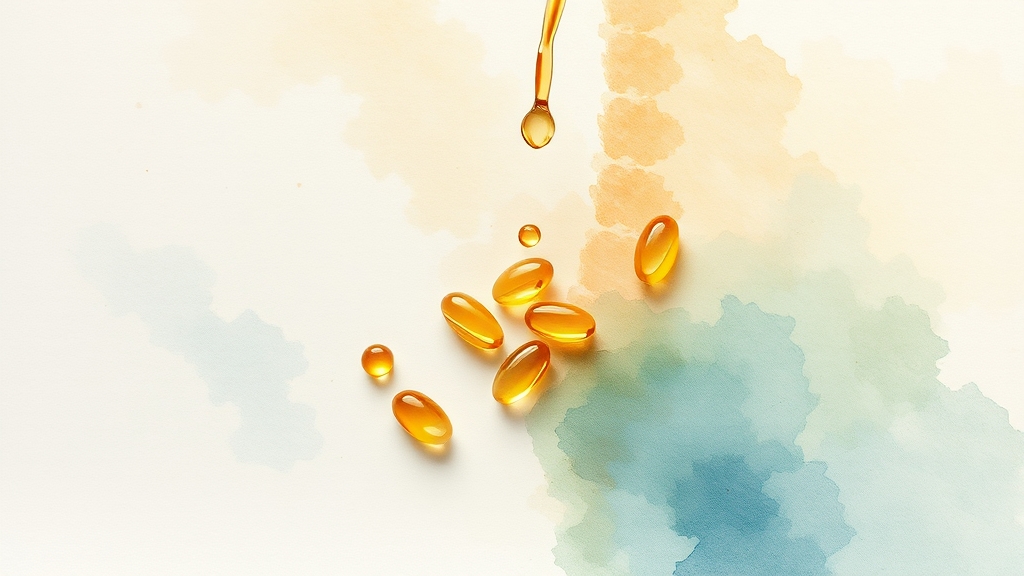 철갑상어 콘드로이친 섭취 방법 (watercolor 스타일)