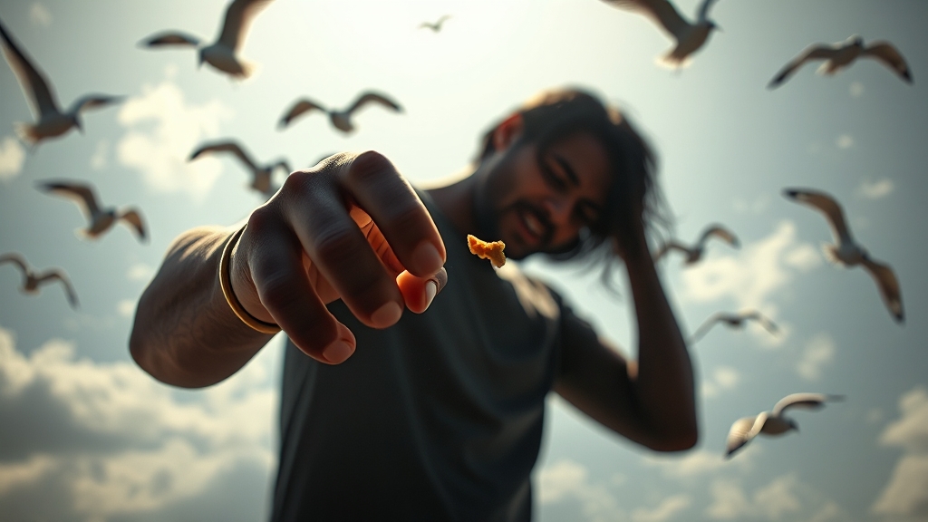 갈매기 꿈과 심리적 연관성 (realistic 스타일)