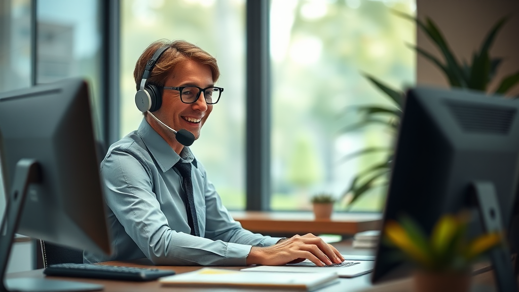 고객센터 및 오프라인 지점 방문 조회 (realistic 스타일)