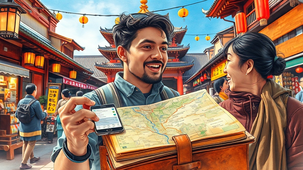 구글 번역기 지도 맵 총정리 2025 8 현지인처럼 여행하기: 문화 정보 획득 (realistic 스타일)