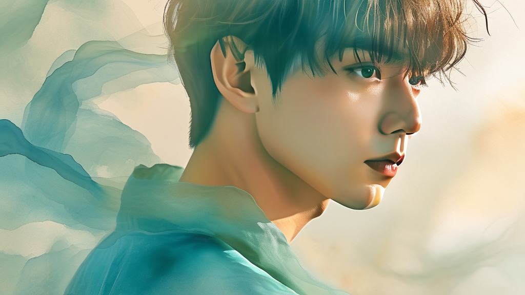 수요예측 결과와 기관 투자자 분석 (watercolor 스타일)