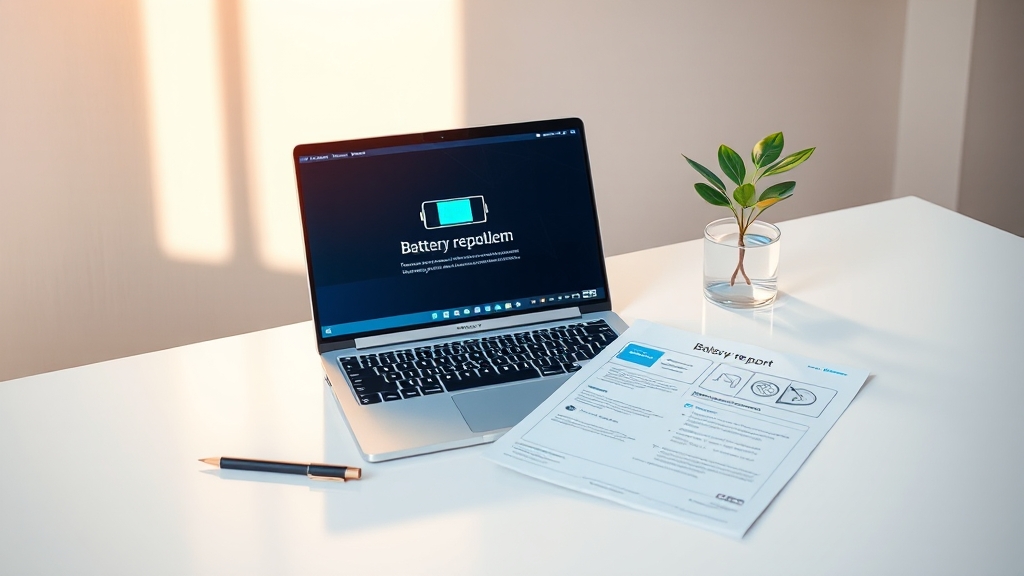 배터리 문제 자가 진단 (realistic 스타일)