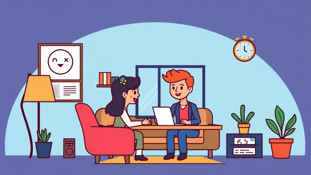 세무서 민원실 온라인 서비스 활용법 (cartoon 스타일)