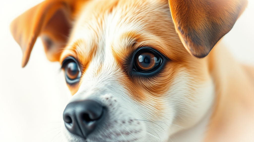 성공적인 강아지 녹내장 수술을 위한 과정 (watercolor 스타일)