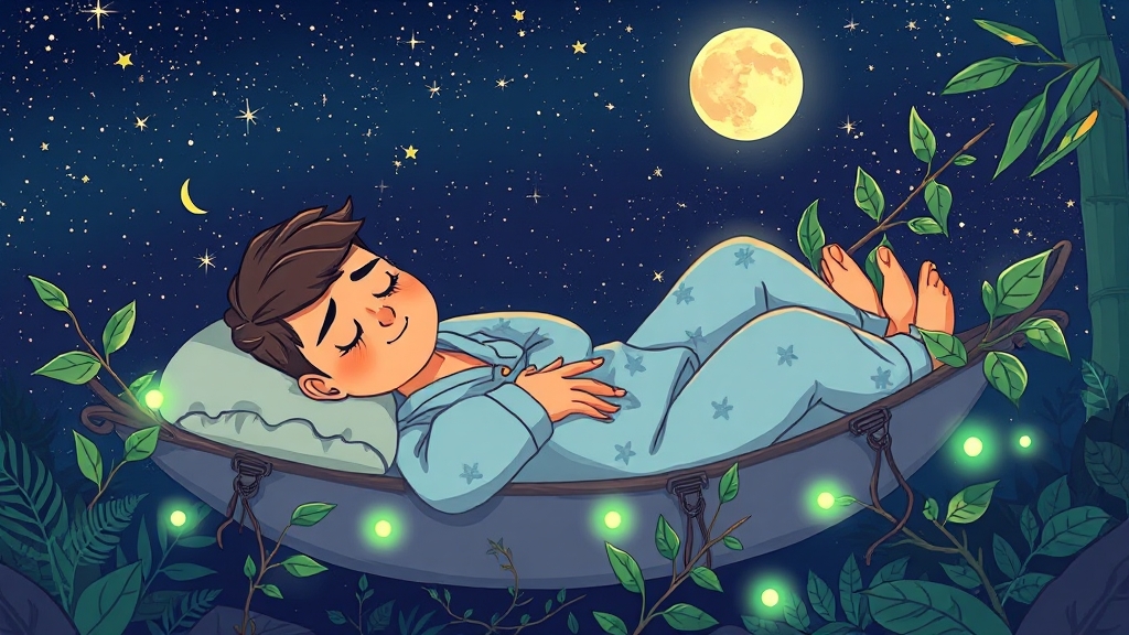 불면증, 식물성 멜라토닌이 답일까? (cartoon 스타일)