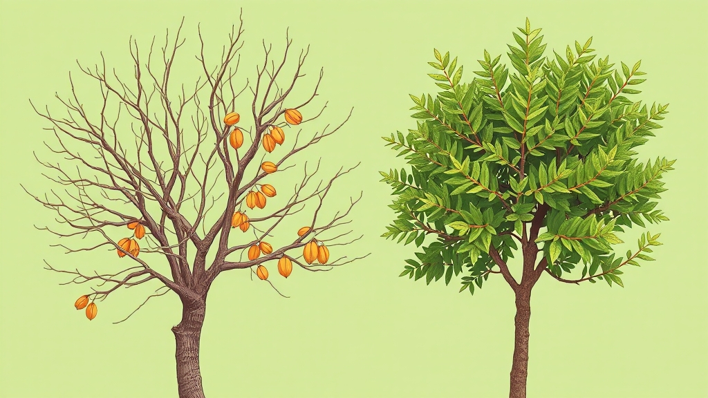 마가목 vs 정공등, 헷갈리지 마세요! (illustration 스타일)