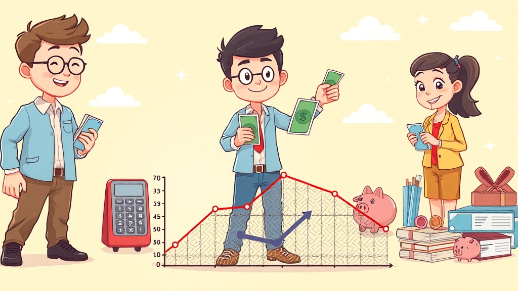 상환 방법과 금리 혜택 (cartoon 스타일)