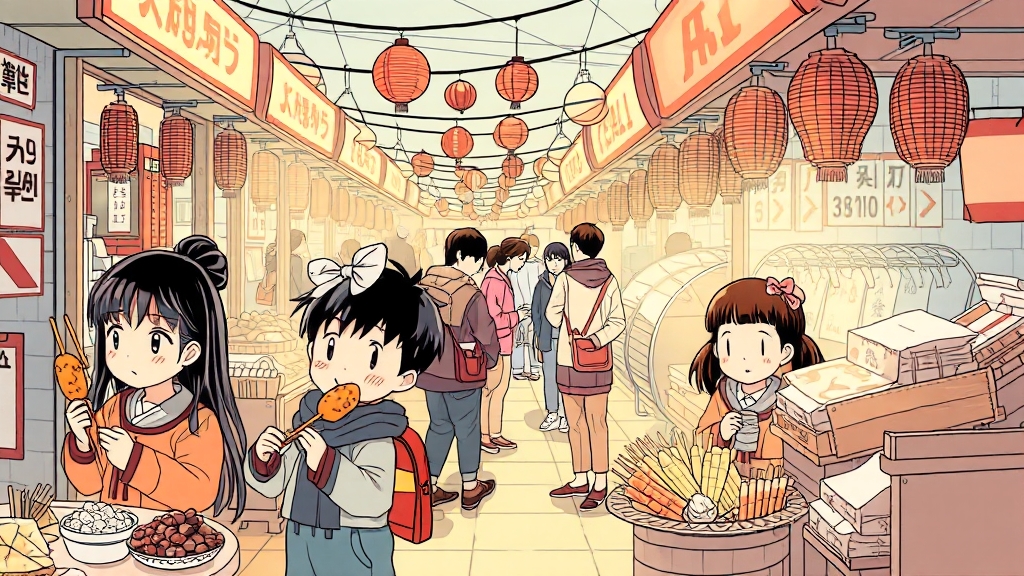 비빔밥과 전, 닭꼬치 등 한국민속촌 먹거리 한 상