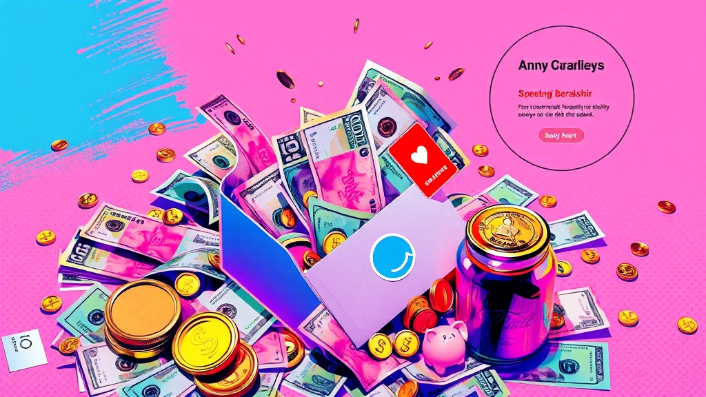 생활비 절약 꿀팁 대방출! (popart 스타일)