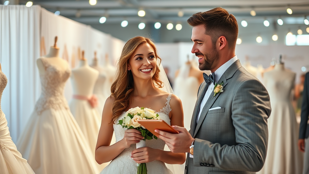 웨딩박람회 후기: 실제 방문객들의 생생한 경험담 (realistic 스타일)