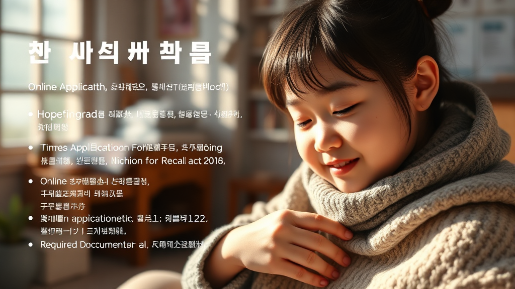 신청 방법, 절차 및 필요 서류 (realistic 스타일)