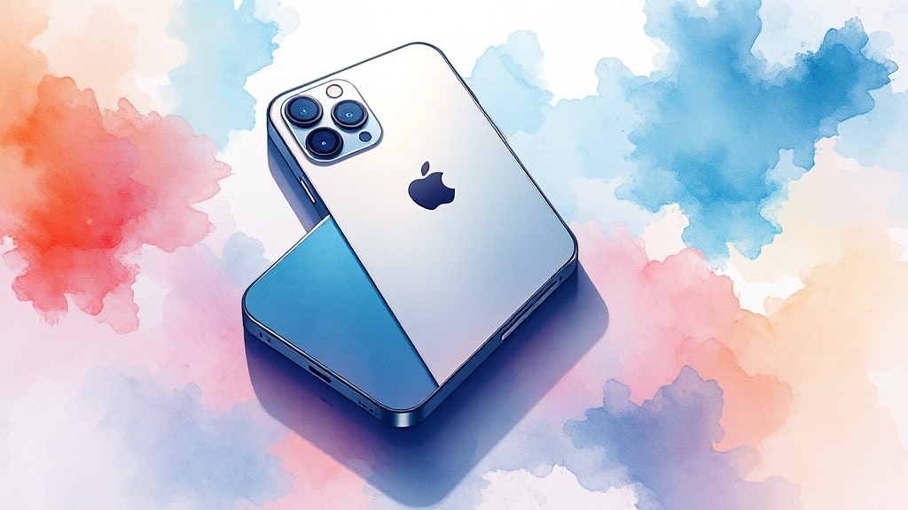 아이폰17 가격 및 사전 예약 (watercolor 스타일)
