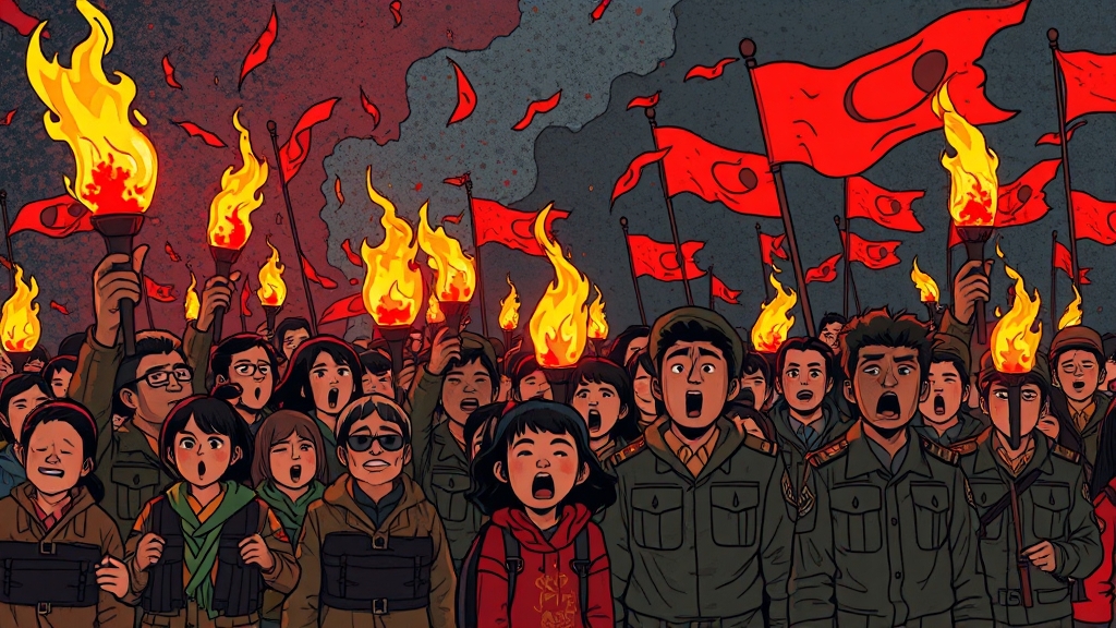 5.18 발발과 전개 과정 (cartoon 스타일)