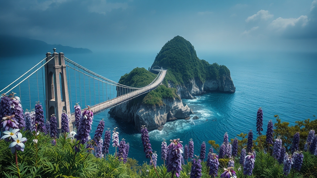 대왕암공원, 어떤 곳? (realistic 스타일)