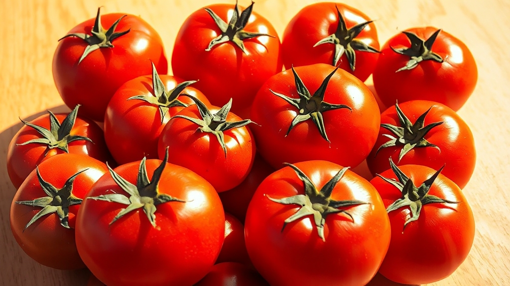 토마토, 다양한 건강 효과 (realistic 스타일)