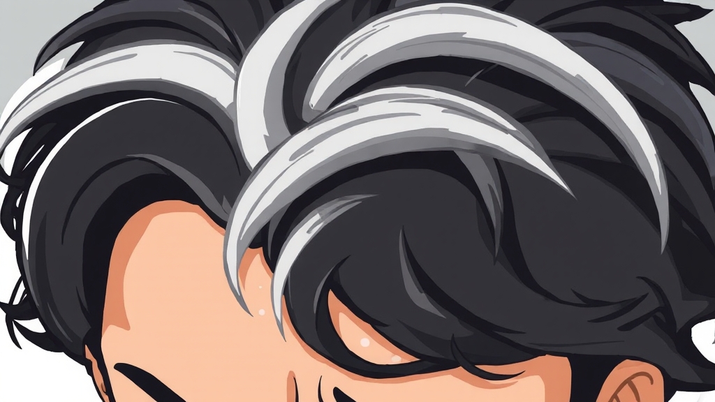 흰머리, 왜 생길까? (cartoon 스타일)