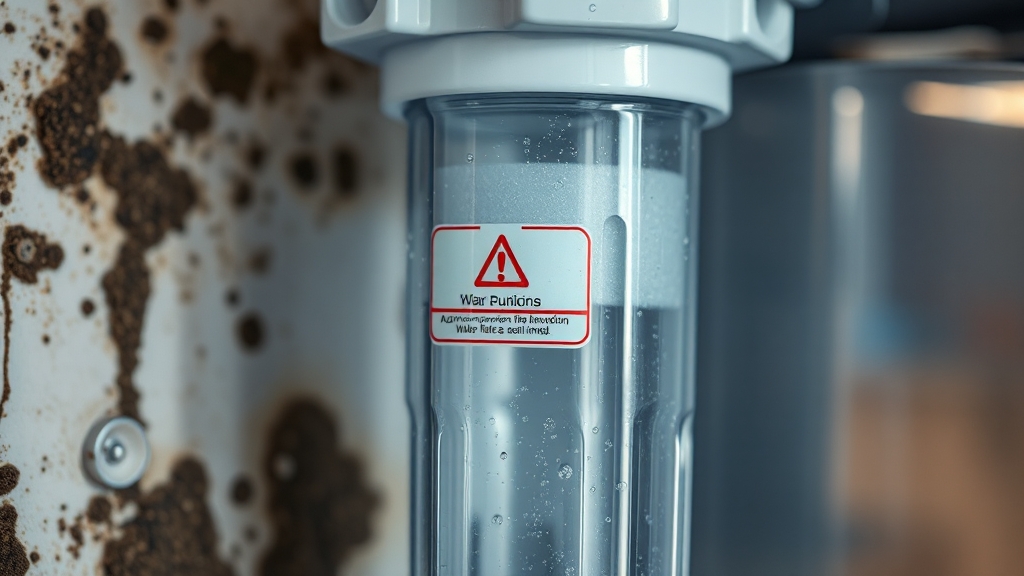 필터 관리 소홀, 추가 비용의 원인 (realistic 스타일)