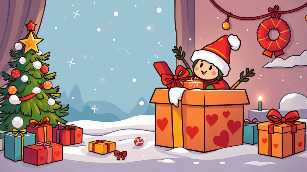 특별한 크리스마스 선물 아이디어 (cartoon 스타일)