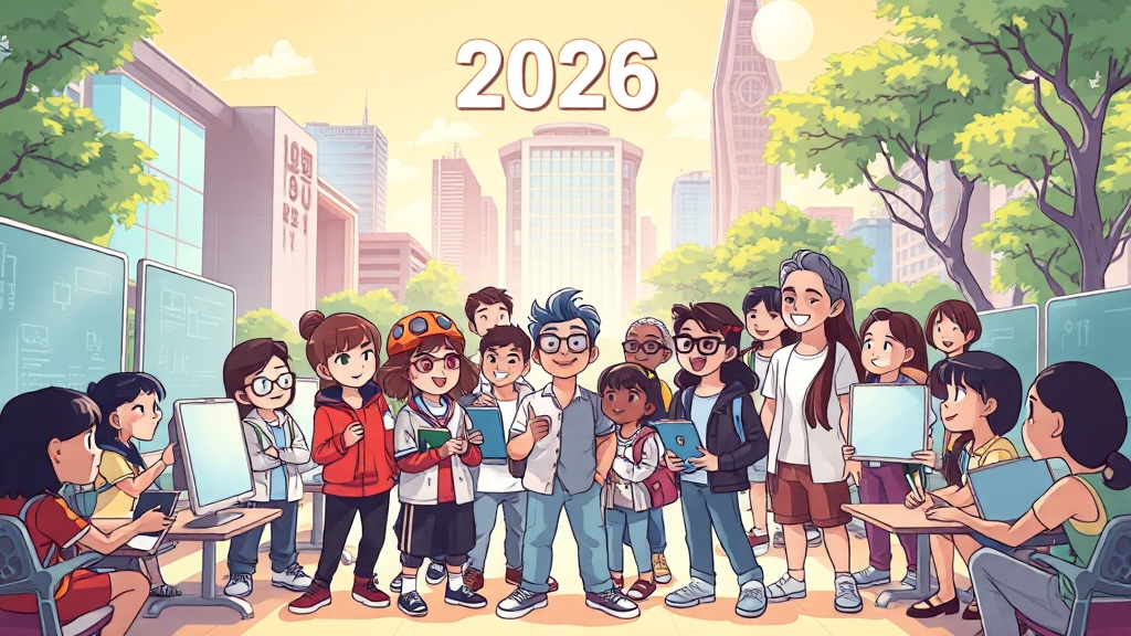 2026년 프로그램 미리보기 (cartoon 스타일)