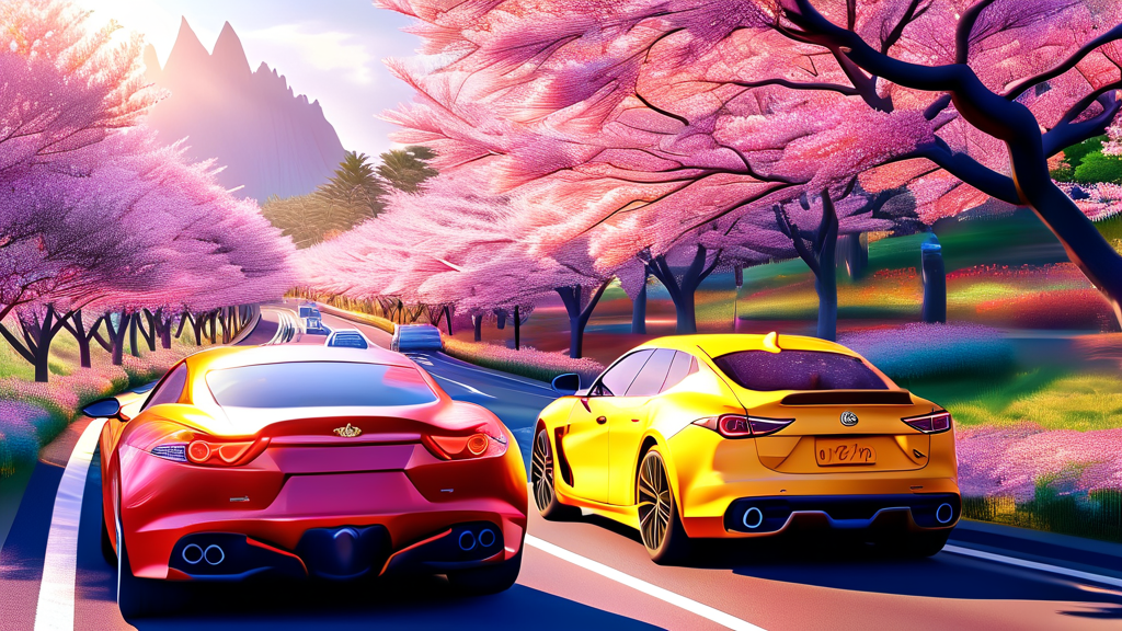 당일치기부터 1박 2일, 제주 벚꽃 여행 일정 제안 (realistic 스타일)