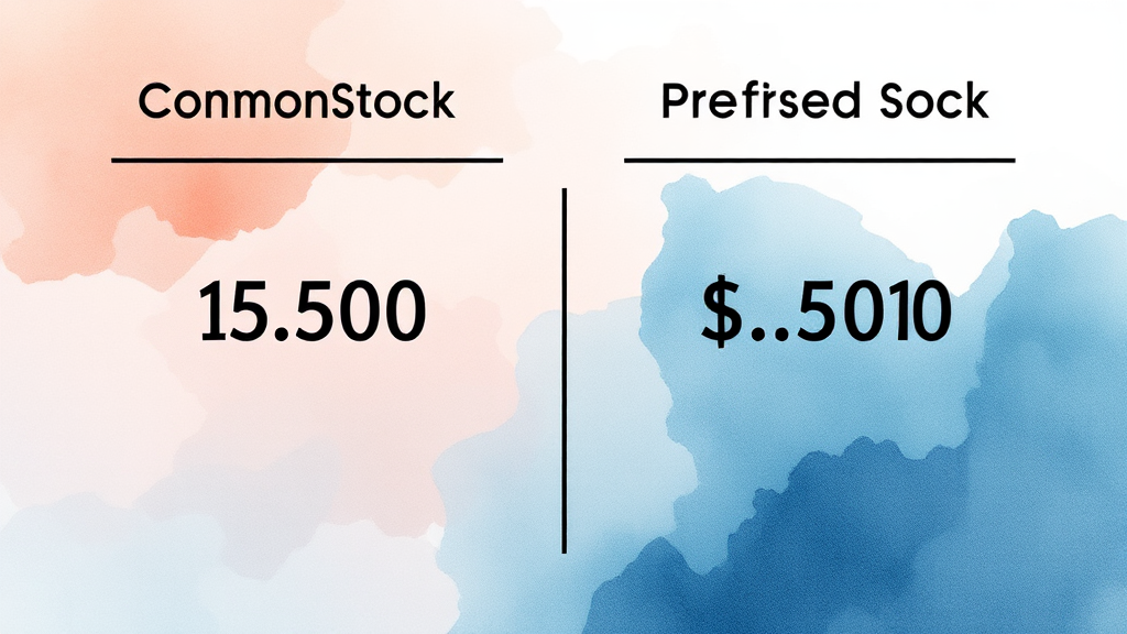 미래에셋증권 배당금, 보통주 vs 우선주 어떤 것을 선택해야 할까? (watercolor 스타일)